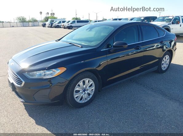 3FA6P0G74LR265314 2020 FORD FUSION Black Առջևի ձախ երեք քառորդ տեսարան