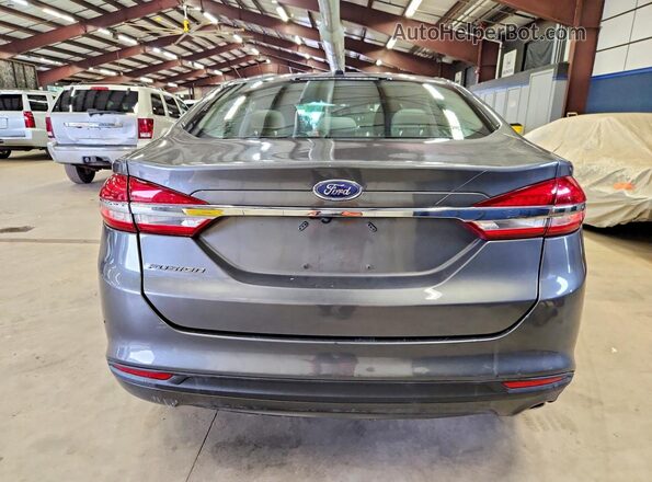 3FA6P0G75JR227006 2018 FORD FUSION Gray Вид ззаду