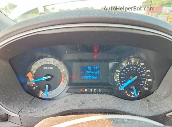 3FA6P0G77GR312941 2016 FORD FUSION Silver Vista del cuadro de instrumentos