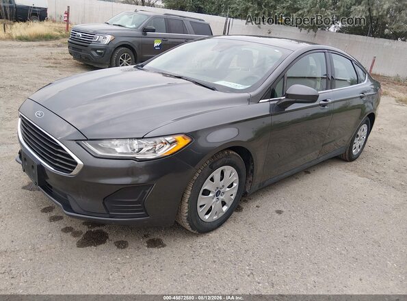 3FA6P0G77LR196733 2020 FORD FUSION Gray Առջևի ձախ երեք քառորդ տեսարան