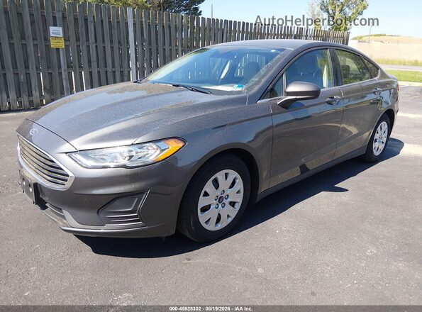 3FA6P0G78LR264733 2020 FORD FUSION Gray Przód lewy