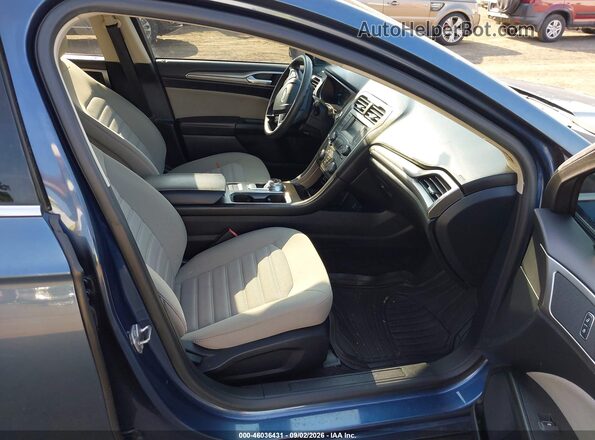 3FA6P0G79JR143710 2018 FORD FUSION Синий Вид салона спереди