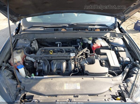 3FA6P0G79JR143710 2018 FORD FUSION Синий Вид сзади