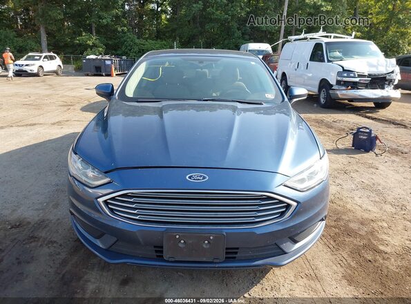 3FA6P0G79JR143710 2018 FORD FUSION Синий Вид щитка приборов