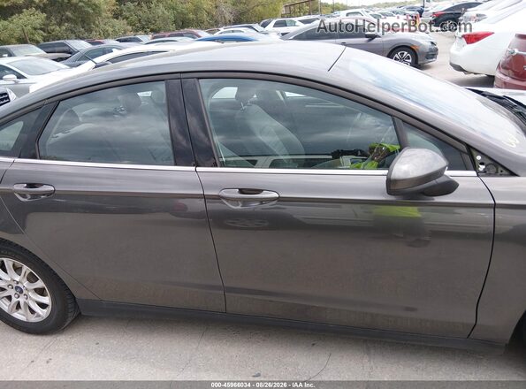 3FA6P0G7XGR218634 2016 FORD FUSION Gray უკანა სალონის ხედი