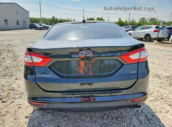 3FA6P0H70GR348632 2016 FORD FUSION Black Вид ззаду