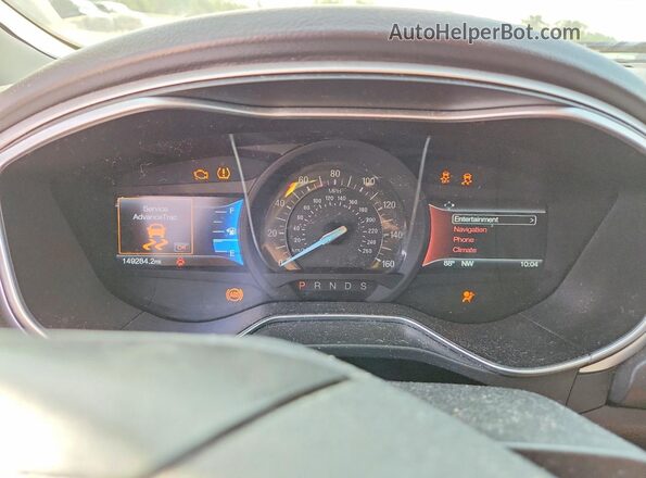 3FA6P0H70GR348632 2016 FORD FUSION Black Вид щитка приладів