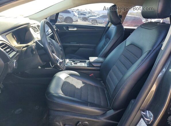 3FA6P0H70JR110755 2018 FORD FUSION Black Front interior view