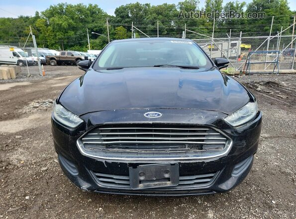 3FA6P0H71GR108487 2016 FORD FUSION Black Вид спереду