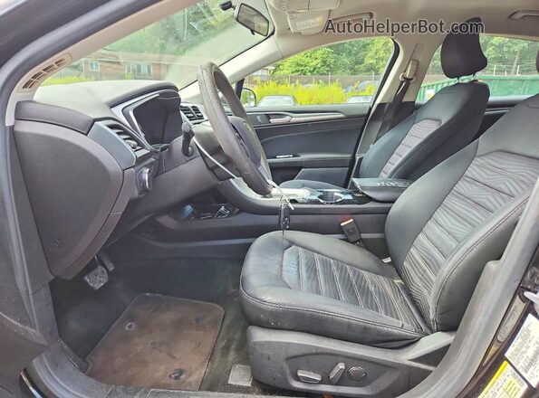 3FA6P0H71GR108487 2016 FORD FUSION Black Вид салону спереду