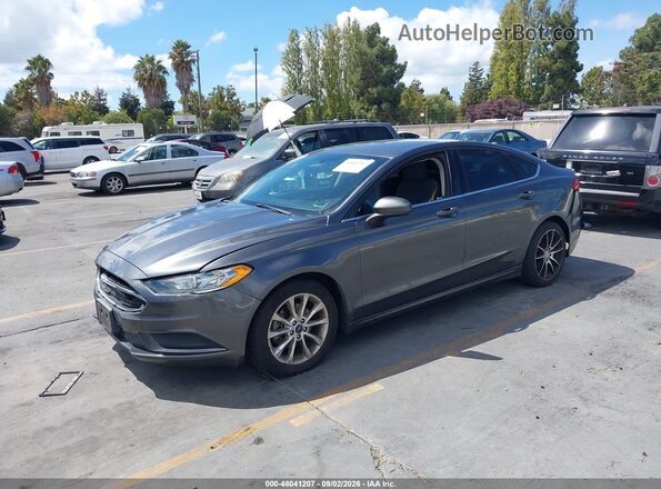 3FA6P0H71HR248525 2017 FORD FUSION Серый Передняя левая четверть