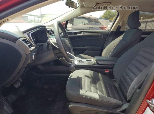 3FA6P0H71HR276972 2017 FORD FUSION Red Vista interior delantera