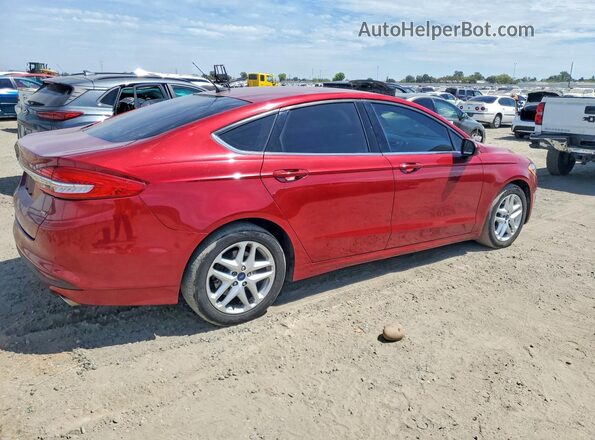3FA6P0H71HR276972 2017 FORD FUSION Red Trasero derecho