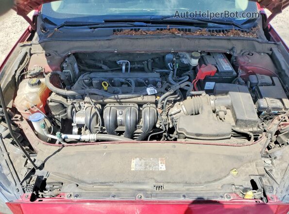 3FA6P0H71HR276972 2017 FORD FUSION Red Vista interior trasera