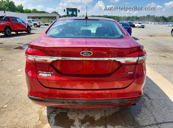 3FA6P0H71HR364758 2017 FORD FUSION Burgundy უკანა ხედი