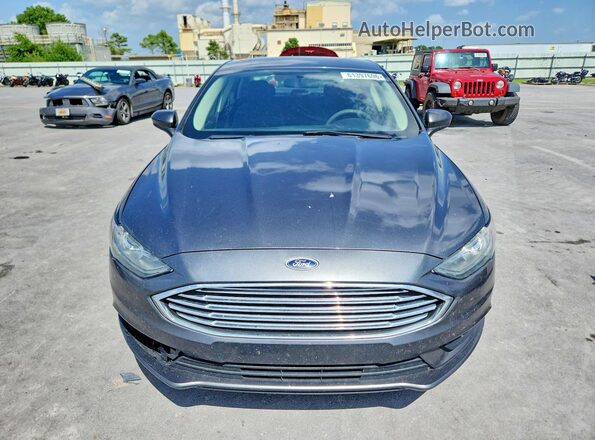 3FA6P0H73JR109664 2018 FORD FUSION Gray Դիմացի տեսք