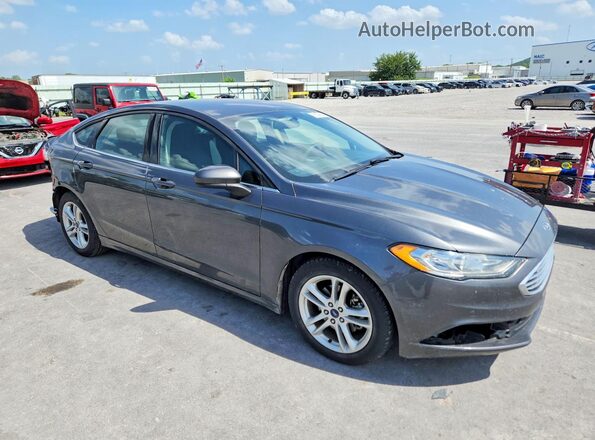 3FA6P0H73JR109664 2018 FORD FUSION Gray Առջևի աջ