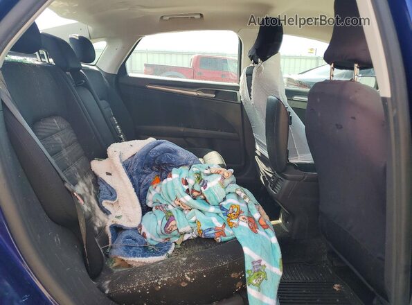 3FA6P0H74GR276897 2016 FORD FUSION Blue Vista de los asientos traseros