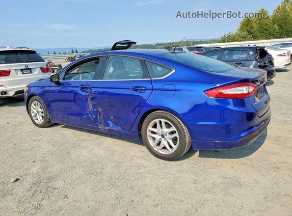 3FA6P0H74GR385327 2016 FORD FUSION Blue Задня ліва чверть
