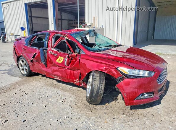 3FA6P0H76GR299324 2016 FORD FUSION Red Front right