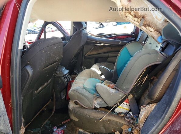 3FA6P0H76GR299324 2016 FORD FUSION Red Rear seats view
