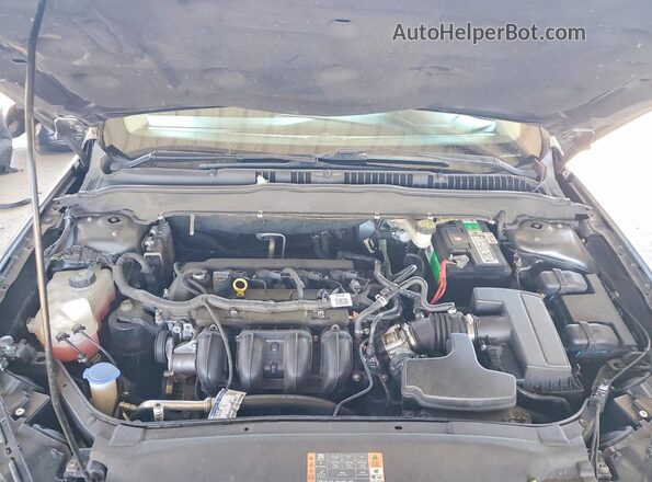 3FA6P0H76HR408544 2017 FORD FUSION Серый Вид задней части салона