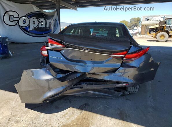 3FA6P0H76HR408544 2017 FORD FUSION Серый Вид сзади