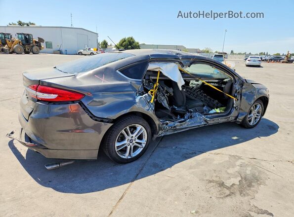 3FA6P0H78JR128761 2018 FORD FUSION Gray უკანა მარჯვენა
