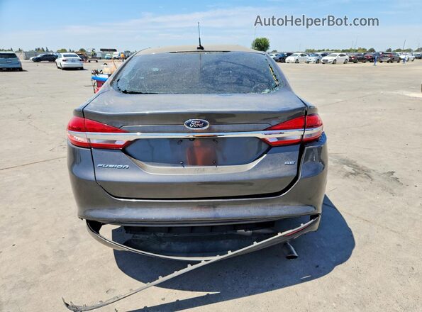 3FA6P0H78JR128761 2018 FORD FUSION Gray უკანა ხედი