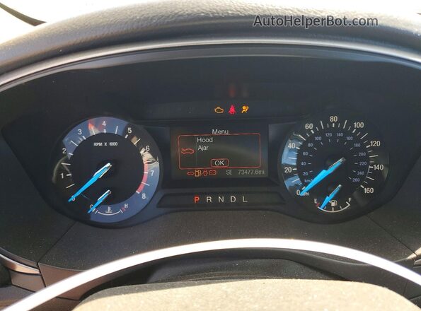 3FA6P0H78JR128761 2018 FORD FUSION Gray ხელსაწყოთა პანელის ხედი
