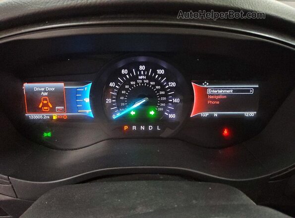 3FA6P0H78JR267479 2018 FORD FUSION Silver Вид щитка приладів