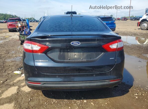 3FA6P0H79GR192218 2016 FORD FUSION Black Вид ззаду