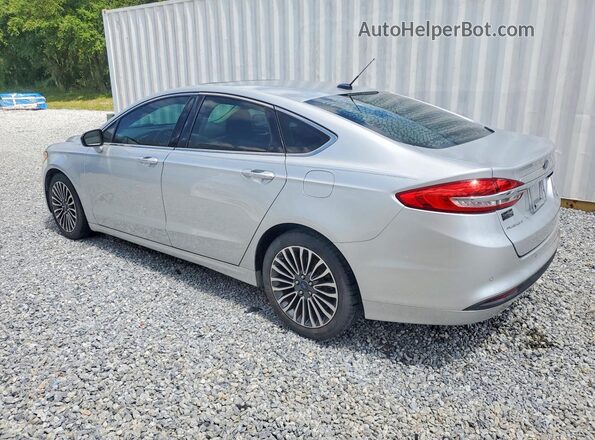 3FA6P0HD0HR320885 2017 FORD FUSION-4 Silver Rear left