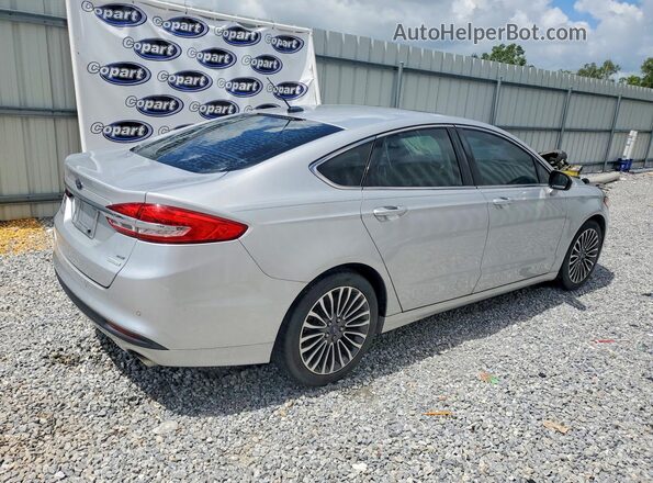 3FA6P0HD0HR320885 2017 FORD FUSION-4 Silver Rear right