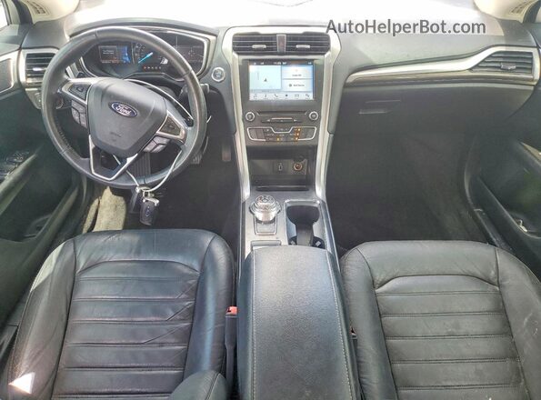 3FA6P0HD0HR320885 2017 FORD FUSION-4 Silver Dashboard view