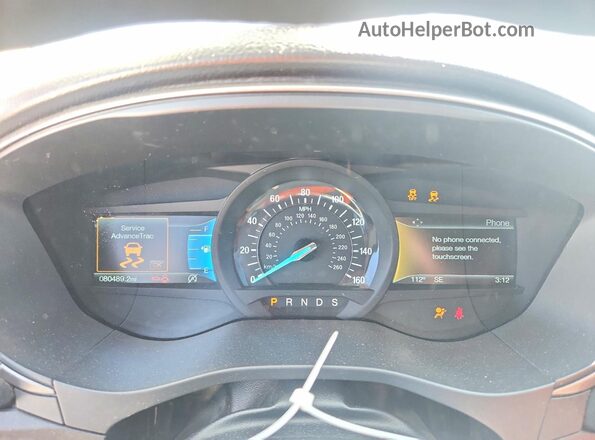 3FA6P0HD0JR231873 2018 FORD FUSION Charcoal Vista del cuadro de instrumentos