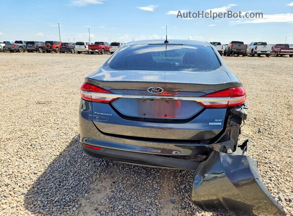 3FA6P0HD0JR231873 2018 FORD FUSION Charcoal Vista trasera