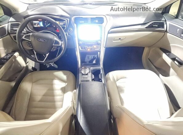 3FA6P0HD1HR165800 2017 FORD FUSION Gray Widok deski rozdzielczej