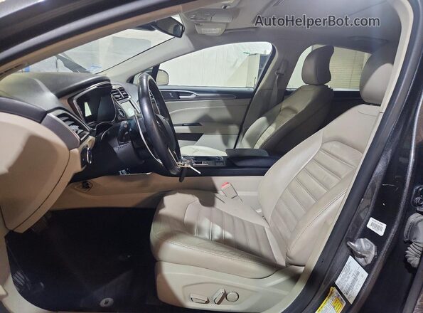 3FA6P0HD1HR165800 2017 FORD FUSION Gray Widok wnętrza z przodu