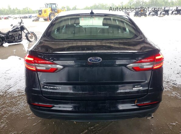3FA6P0HD1KR160975 2019 FORD FUSION Черный Вид сзади
