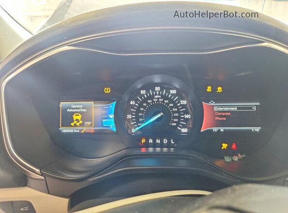3FA6P0HD1LR241685 2020 FORD FUSION Gray Vista del cuadro de instrumentos