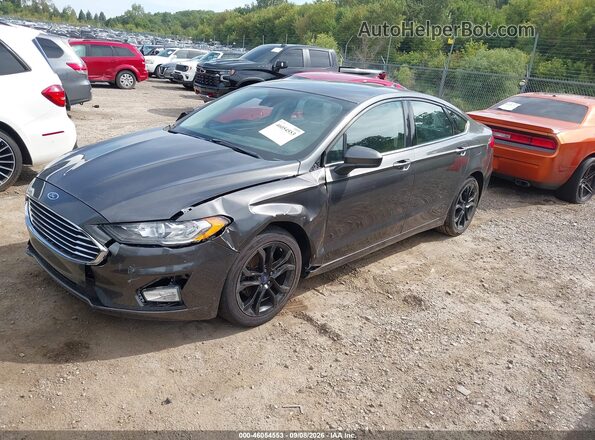 3FA6P0HD2KR119349 2019 FORD FUSION Black Առջևի ձախ երեք քառորդ տեսարան