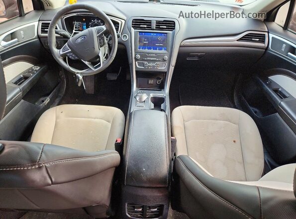 3FA6P0HD2LR185336 2020 FORD FUSION Black Առջևի վահանակի տեսք