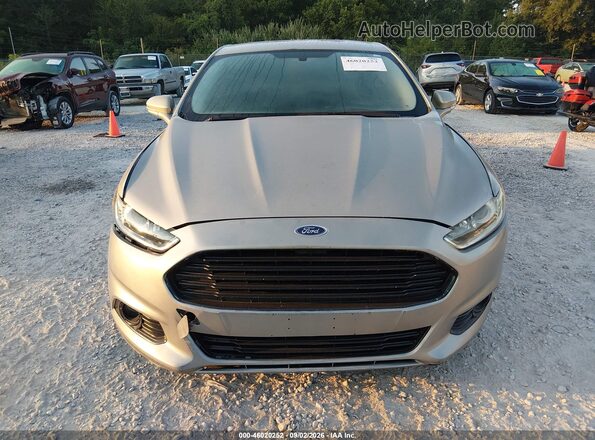 3FA6P0HD3GR136121 2016 FORD FUSION Tan Front view
