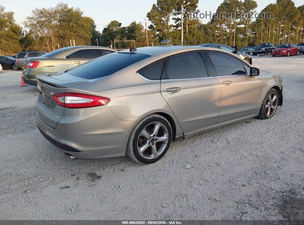 3FA6P0HD3GR136121 2016 FORD FUSION Tan Rear right