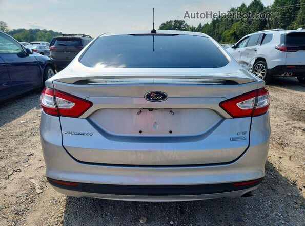 3FA6P0HD3GR390279 2016 FORD FUSION Silver უკანა ხედი