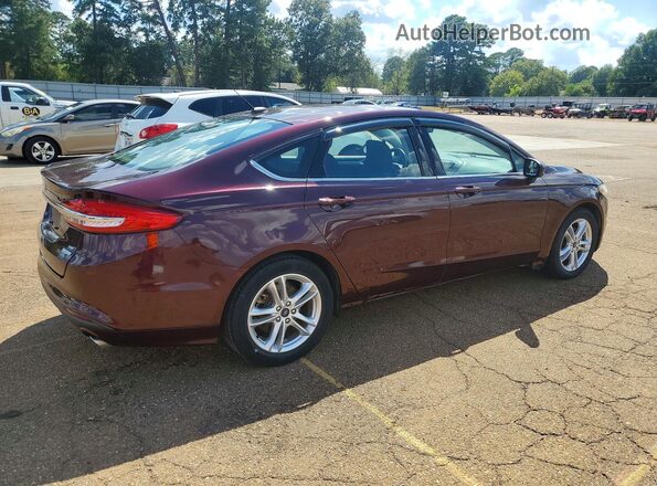 3FA6P0HD3JR203825 2018 FORD FUSION Фиолетовый Задняя правая четверть