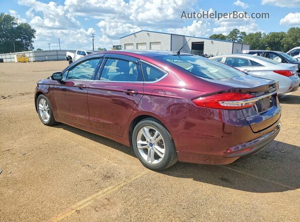 3FA6P0HD3JR203825 2018 FORD FUSION Фиолетовый Задняя левая четверть