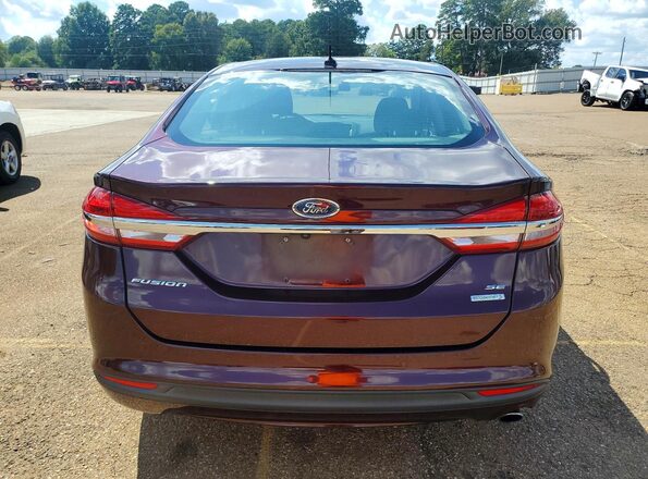 3FA6P0HD3JR203825 2018 FORD FUSION Фиолетовый Вид сзади