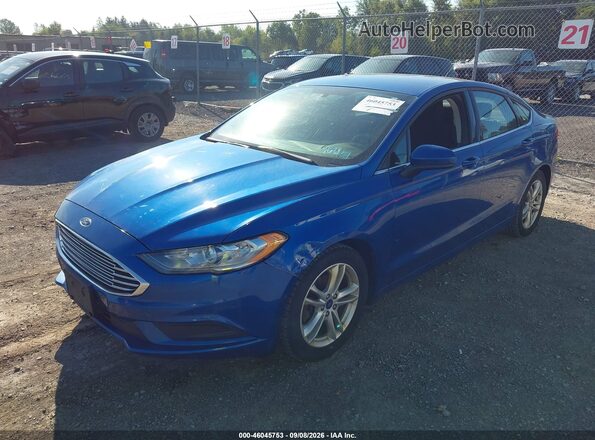 3FA6P0HD3JR228336 2018 FORD FUSION Blue Դիմացի տեսք